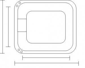 lip of the Jacuzzi Shell top view