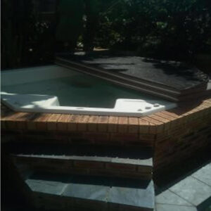 10 Seater Jacuzzi Cover Autumn Brown Riptech Canvas