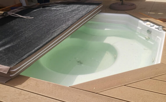 10 Seater Octagon Jacuzzi Cover Riptech Canvas